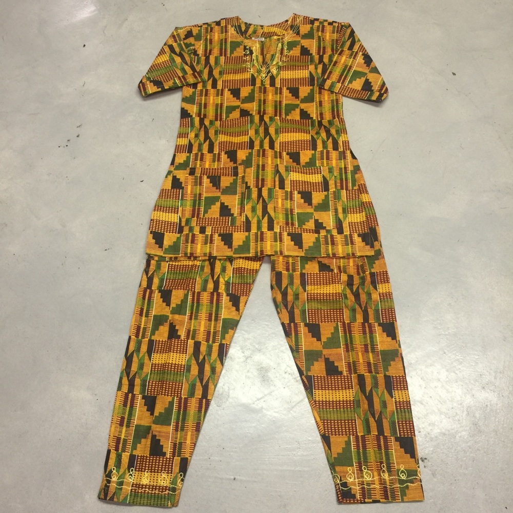 ❌🛑🚫 SOLD🚫🛑❌ 2 pcs Kente Dashiki Pants Set